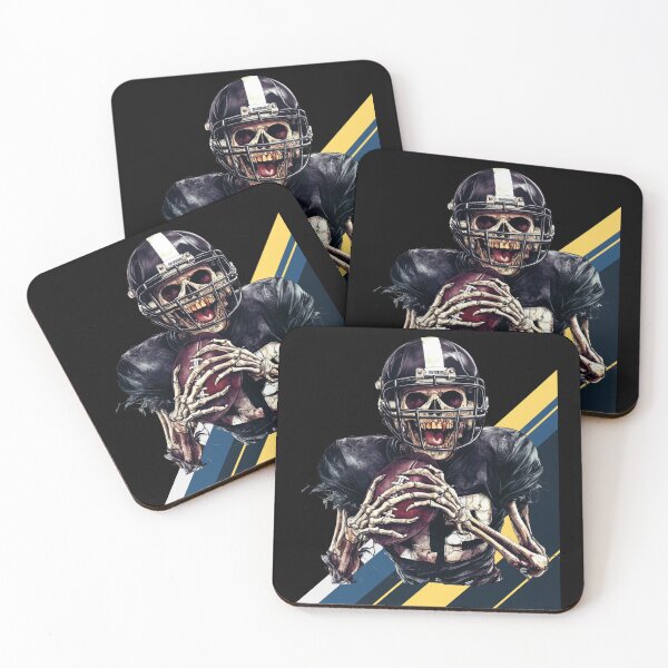 Item preview, Funny Skeleton Playing American Football designed and sold by Szpaku desart .