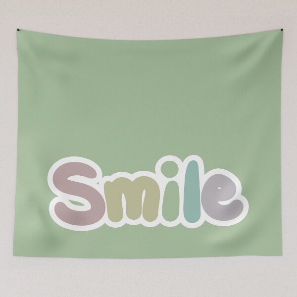 Item preview, Smile Rainbow Text (Green) designed and sold by sadGigi.