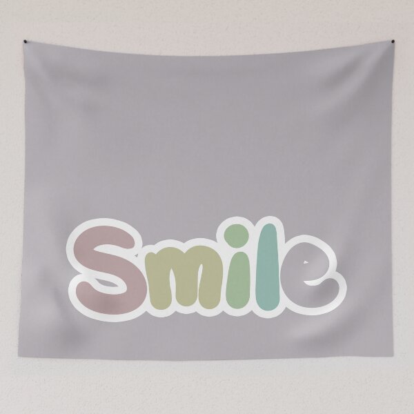 Item preview, Smile Rainbow Text (Purple) designed and sold by sadGigi.
