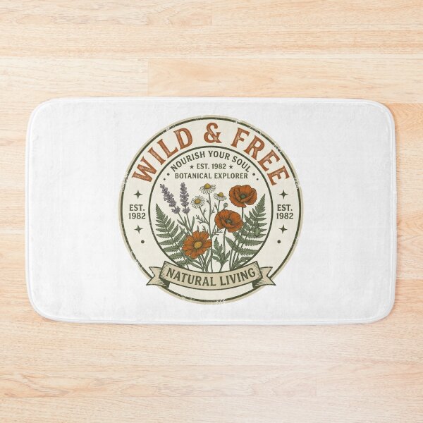 Item preview, Wild Free Vintage Botanical Wildflower Aesthetic Shirt Sticker designed and sold by abdoreds.