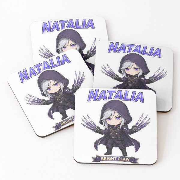 Item preview, Natalia Bright Claw Name Banner Showcase Sticker - Mobile Legends Fan Art designed and sold by Lesley D.