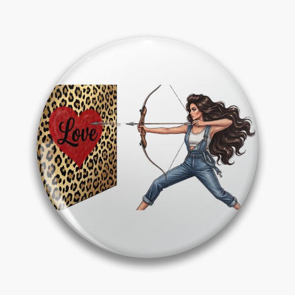 Item preview, Modern Cupid Archer Girl Aiming For Love designed and sold by MaRCAStro.
