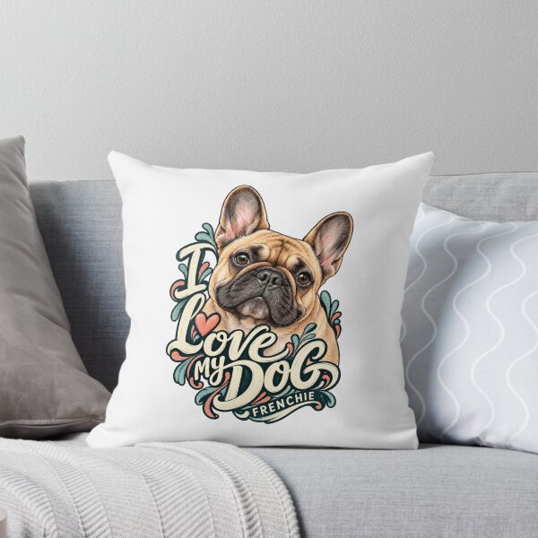Item preview, I Love My Frenchie - Painterly Portrait designed and sold by Mystik-Media.