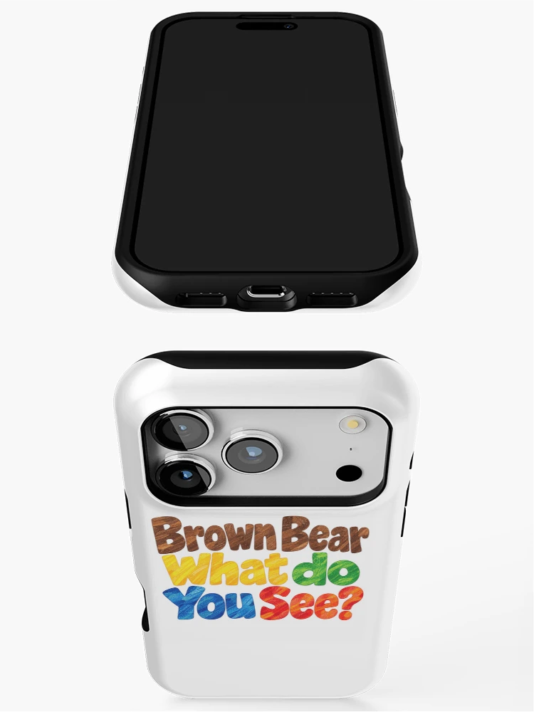 Thumbnail 3 of 4, iPhone Case, Brown Bear Color Learning designed and sold by ROUX-ART.