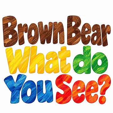 Artwork thumbnail, Brown Bear Color Learning by ROUX-ART