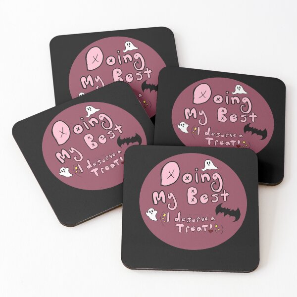 Item preview, Funny mental health: I'm doing my best I deserve a treat! (Pink version) designed and sold by Rayvndoesart.