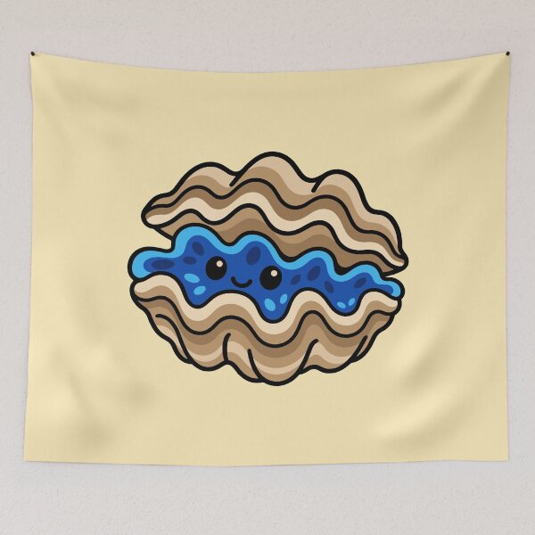 Item preview, Cute Cartoon Giant Clam designed and sold by WildlifeDoodle.