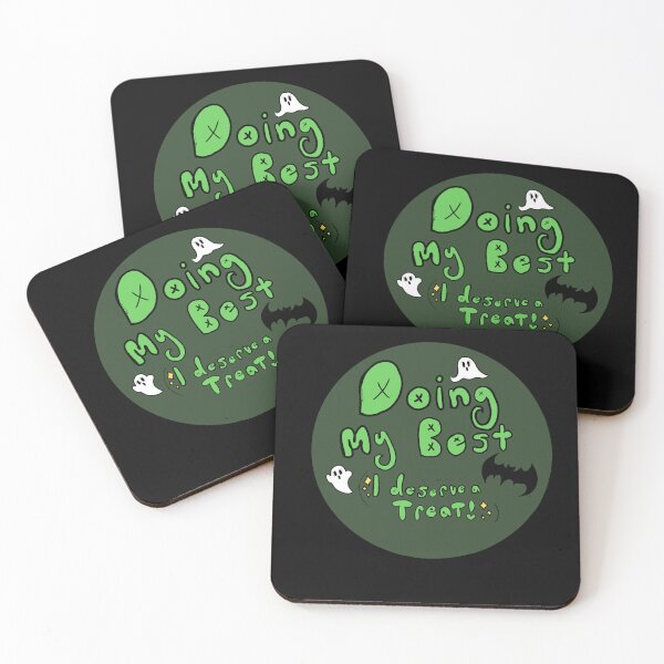 Item preview, Funny mental health: I'm doing my best I deserve a treat! (Green version) designed and sold by Rayvndoesart.