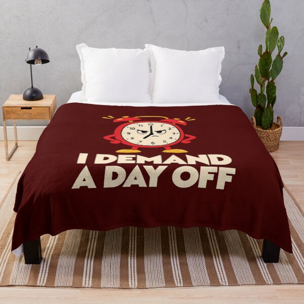 Item preview, Angry Alarm Clock I Demand A Day Off designed and sold by andromeda-redd.