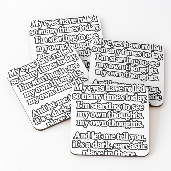 Item preview, Dark Sarcastic Thoughts designed and sold by ROUX-ART.
