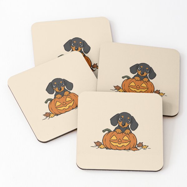 Item preview, Black Tan Dachshund Halloween designed and sold by Dachshund World.