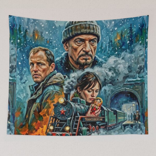 Item preview, Transsiberian Mystery Thriller Fine Art Tribute designed and sold by Art's Diner.