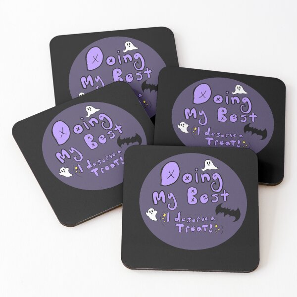 Item preview, Funny mental health: I'm doing my best I deserve a treat! (Purple version) designed and sold by Rayvndoesart.