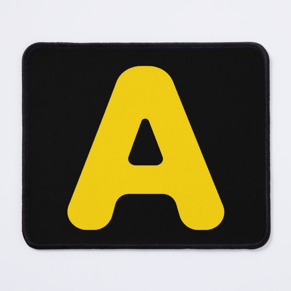 Item preview, Bold Yellow Letter A designed and sold by ROUX-ART.