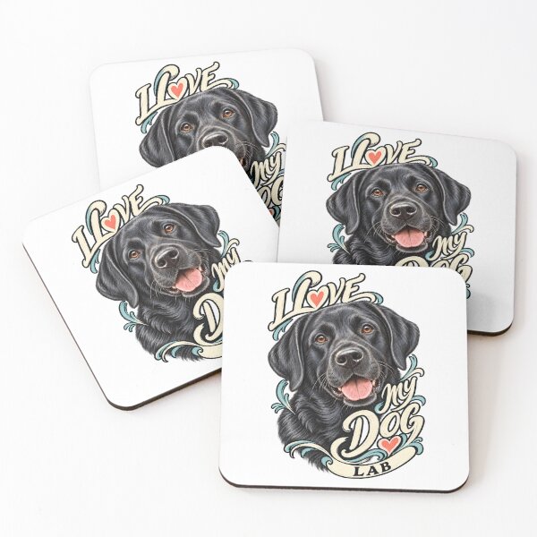 Item preview, I Love My Lab - Painterly Portrait designed and sold by Mystik-Media.
