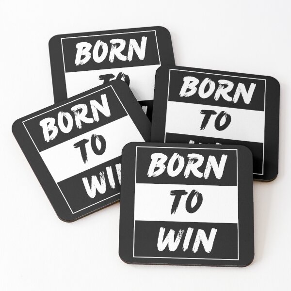 Item preview, Born to Win – Bold Motivational Typography designed and sold by Papa panie.