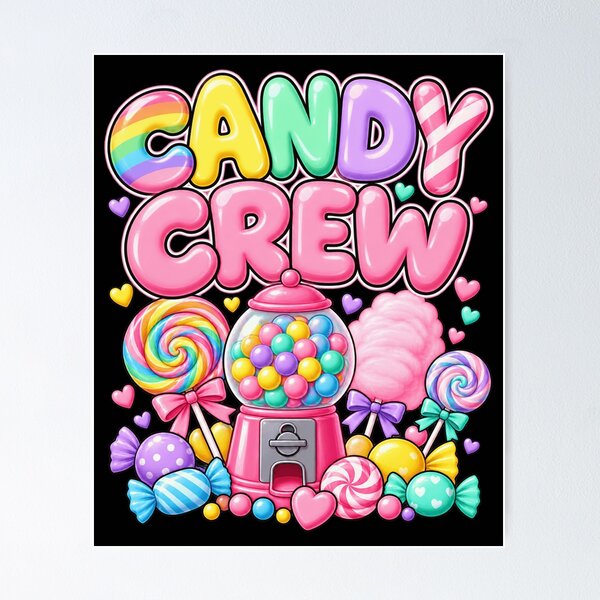 Item preview, Candy Crew Sweet Treats designed and sold by ROUX-ART.