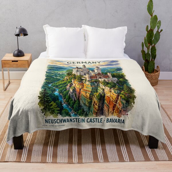 Item preview, Germany — Neuschwanstein Castle — Where the Bavarian Sky Meets a Fairytale designed and sold by DibujandoPorfa.