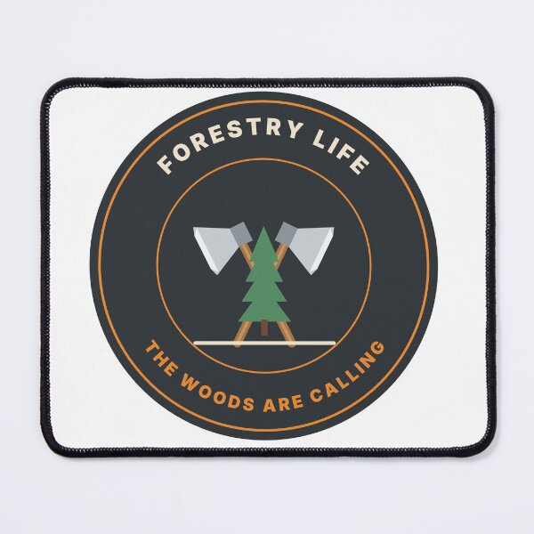 Item preview, Forestry Life Crossed Axes – Woods Are Calling designed and sold by RolandWidin.
