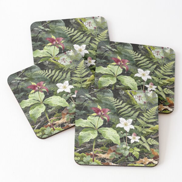 Item preview, Rainforest Floor in Watercolor designed and sold by EduMaru_Arts.