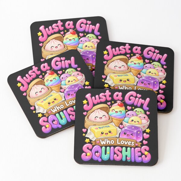 Item preview, Just a Girl Who Loves Squishies designed and sold by ROUX-ART.