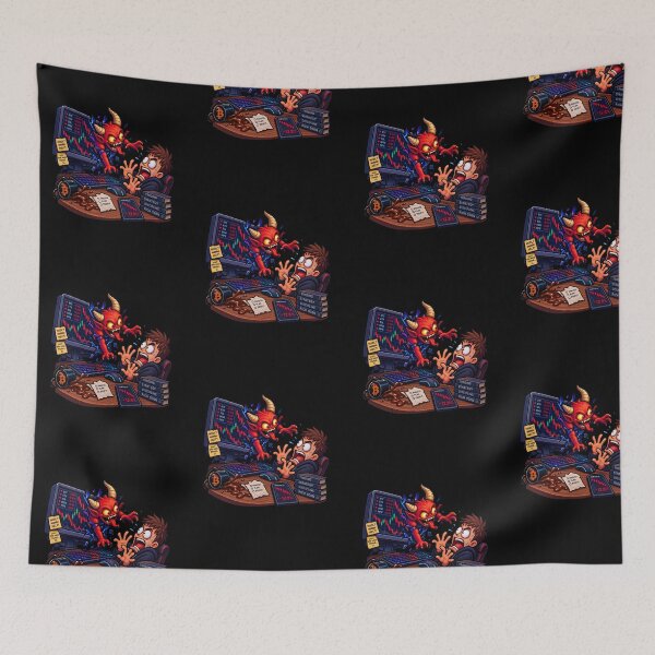 Item preview, Crypto Panic Demon Attacking Trader designed and sold by Crypto-NFT22.