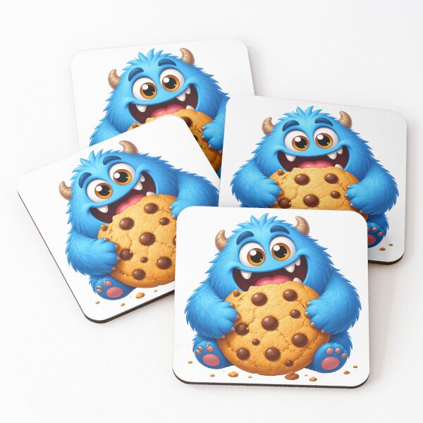 Item preview, Cartoony Cookie Monster designed and sold by Greky.