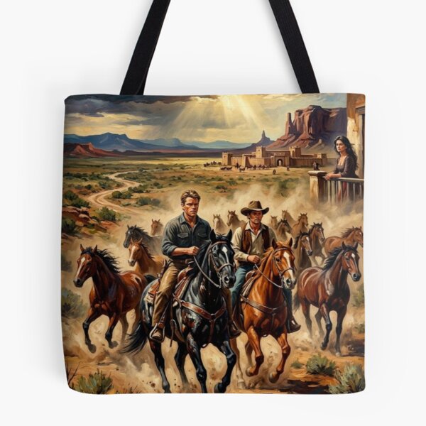 Item preview, All the Pretty Horses Western Fine Art Tribute designed and sold by Art's Diner.