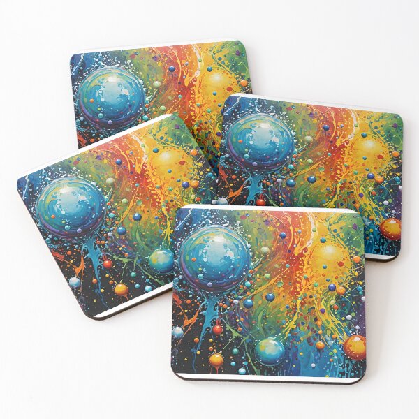 Item preview, Cosmic Bubbles – An Explosion of Color designed and sold by tambanow.