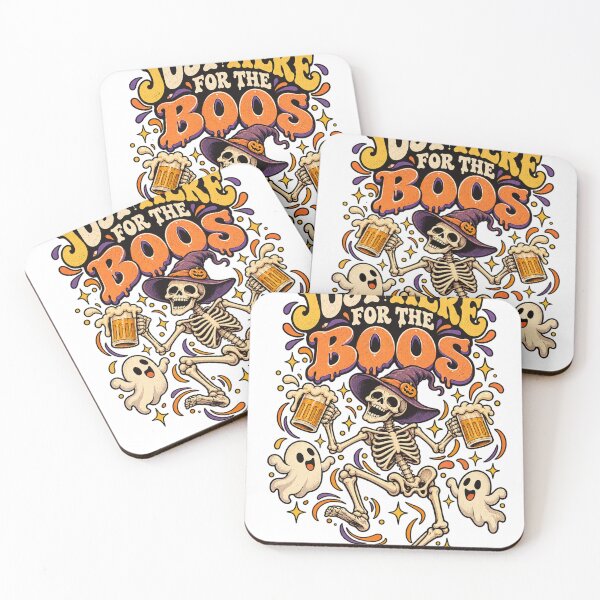 Item preview, Just Here for the Boos Funny Dancing Skeleton designed and sold by titli-arts.