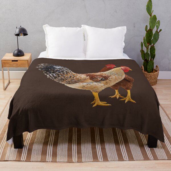 Item preview, Speckled Sussex and Rhode Island Red Roosters designed and sold by Susan Savad.