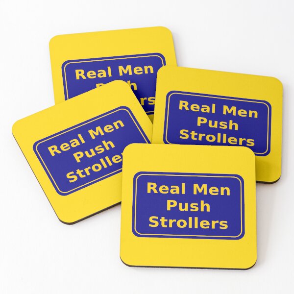 Item preview, Real Men Push Strollers designed and sold by Karate Octopus.