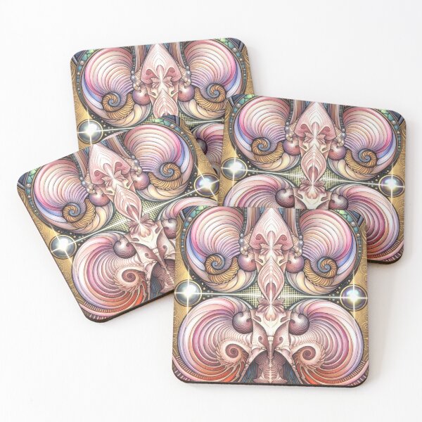 Item preview, Biomechanical Art Nouveau Surrealism Mandala designed and sold by Frackxion.