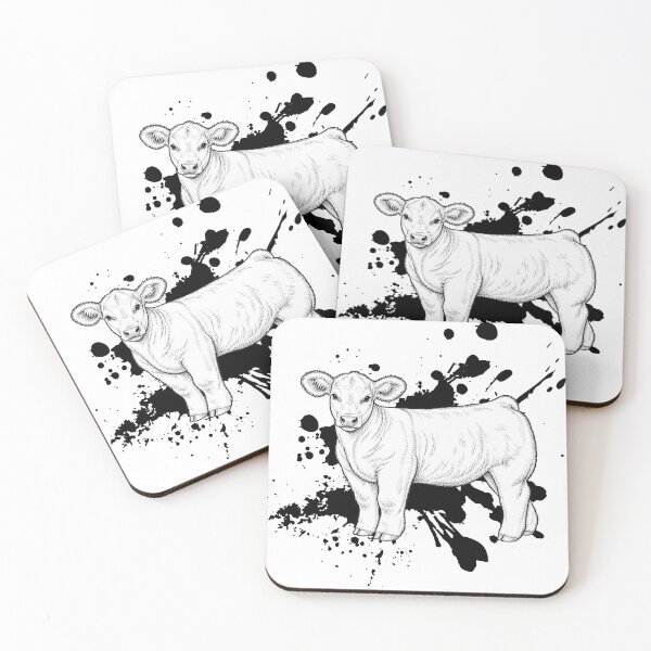 Item preview, Black Splash Club Calf designed and sold by Armour & Ink Co..