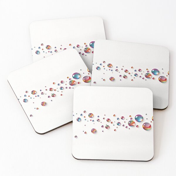 Item preview, Rainbow Drops – A Playful Minimalist Abstract designed and sold by tambanow.