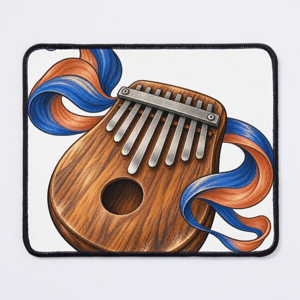 Item preview, Wooden Kalimba with Colorful Sound Ribbons designed and sold by Drip stamp.