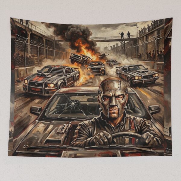 Item preview, Death Race Action Thriller Fine Art Tribute designed and sold by Art's Diner.