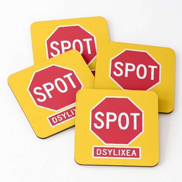 Item preview, STOP Dyslexia (2 Signs Scrambled) designed and sold by Karate Octopus.