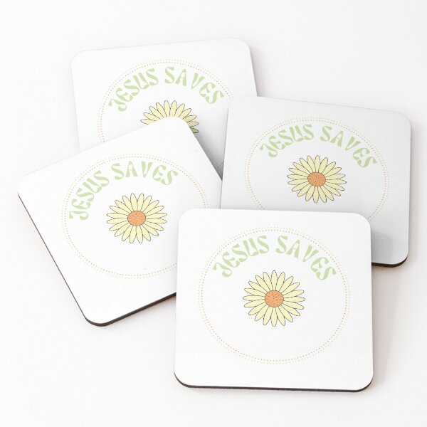 Item preview, Jesus Saves Cute Yellow Flower designed and sold by Pastel Hearts.