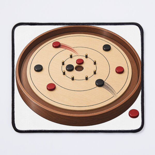 Item preview, Crokinole Board with Red and Black Discs designed and sold by Drip stamp.