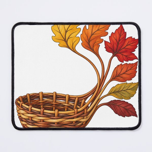Item preview, Willow Basket Transforming into Autumn Leaves designed and sold by Drip stamp.