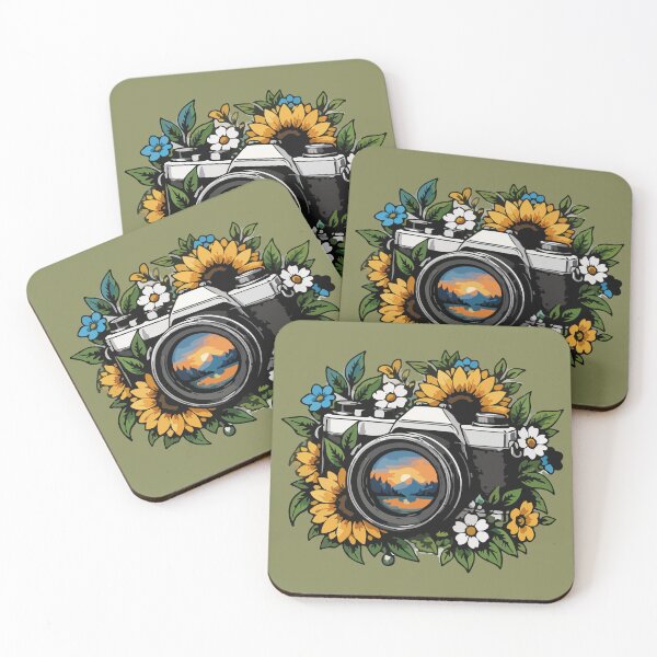 Item preview, Capture the Beauty – Floral Camera designed and sold by ByGio.