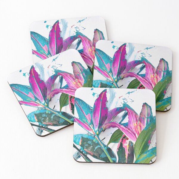 Item preview, Lilies Dipped in Paddlepop inspired Paint designed and sold by eo-art.