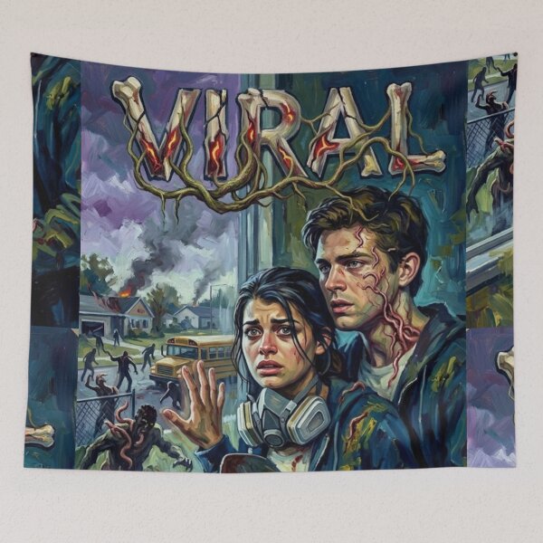 Item preview, Viral Horror Thriller Fine Art Tribute designed and sold by Art's Diner.
