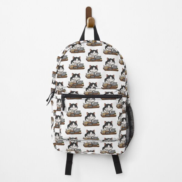 Item preview, Exhausted Cat Living The Corporate Dream designed and sold by Greky.