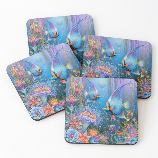 Item preview, Enchanted Coral Garden Symphony designed and sold by bloorose.