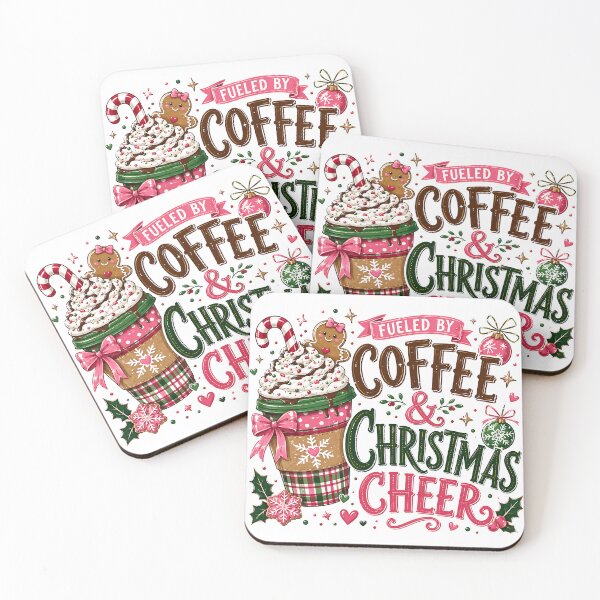 Item preview, Fueled By Coffee & Christmas Cheer designed and sold by chicdeboutique.