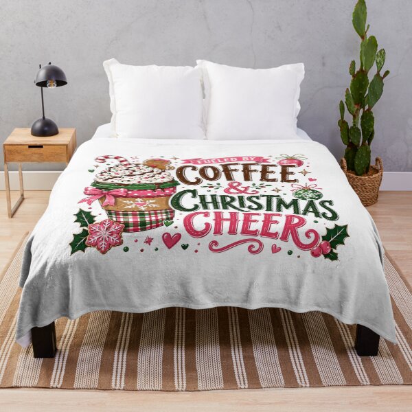 Item preview, Fueled By Coffee & Christmas Cheer designed and sold by chicdeboutique.