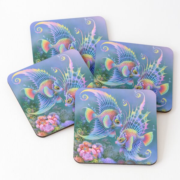 Item preview, Pastel Rainbow Reef Dance designed and sold by bloorose.