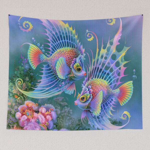 Item preview, Pastel Rainbow Reef Dance designed and sold by bloorose.